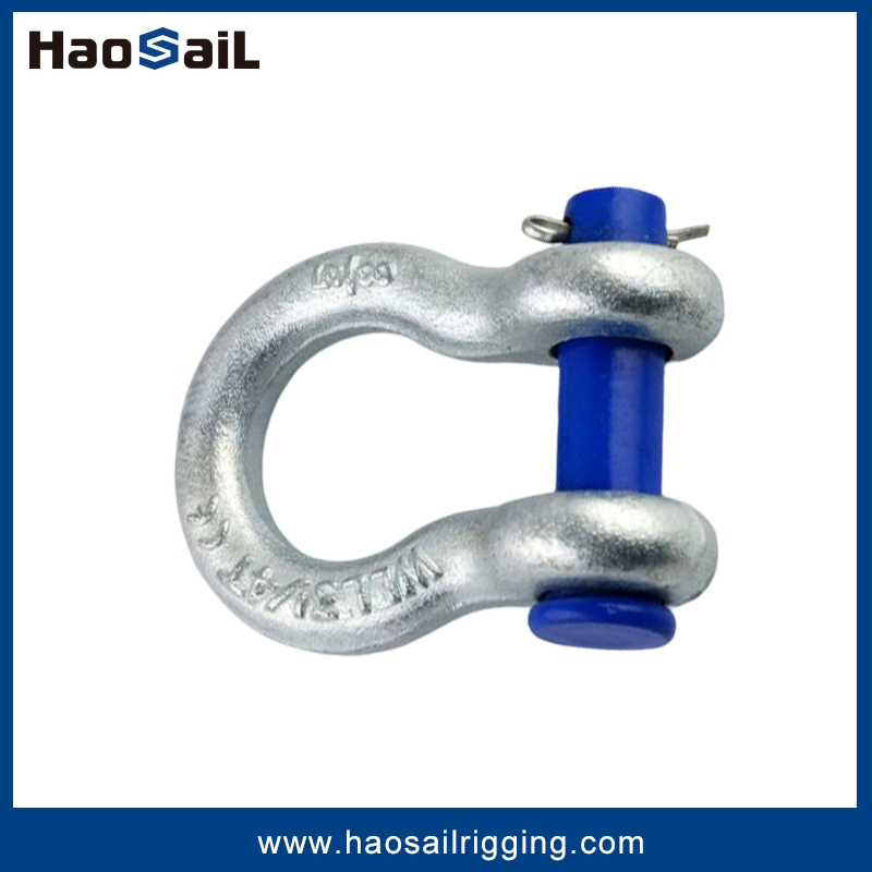 Rigging Hardware G 213 Bow Type Shackle for Wire Rope Connection/Marine/Lifting Equipment