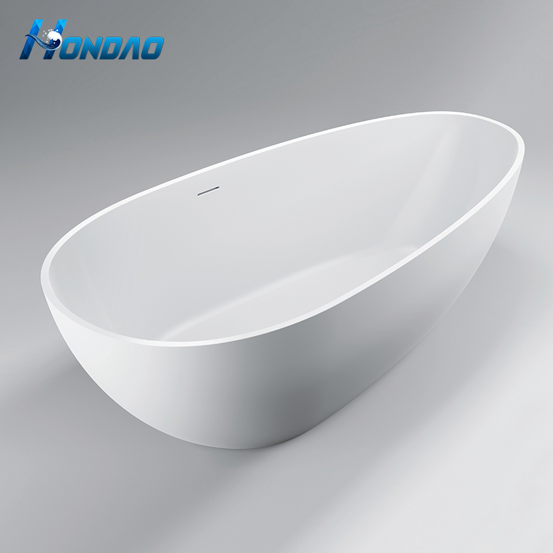 Ванна овальная отдельностоящая из искусственного камня