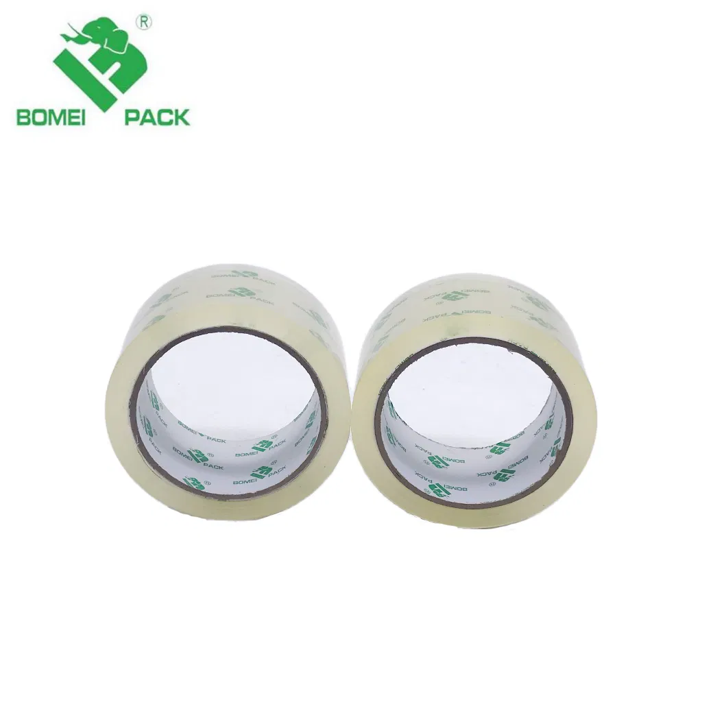 BOPP No Bubble Pure White Clear Adhesive Heavy Duty Plastic Eco Sealing Carton for Packing