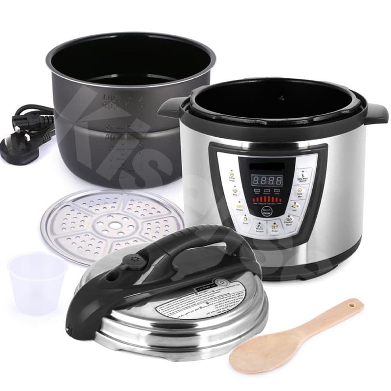 Durable Stainless Steel Electric Smart Pressure Cooker (3L-12L)