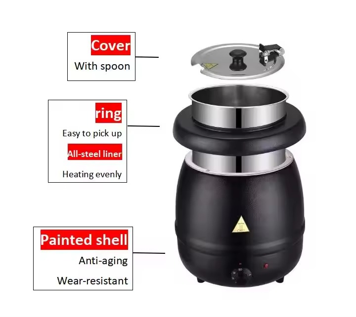 Furniture Restaurant Supplies Restaurant Equipment Dinnerware Buffet Display Food Warming Soup Kettle