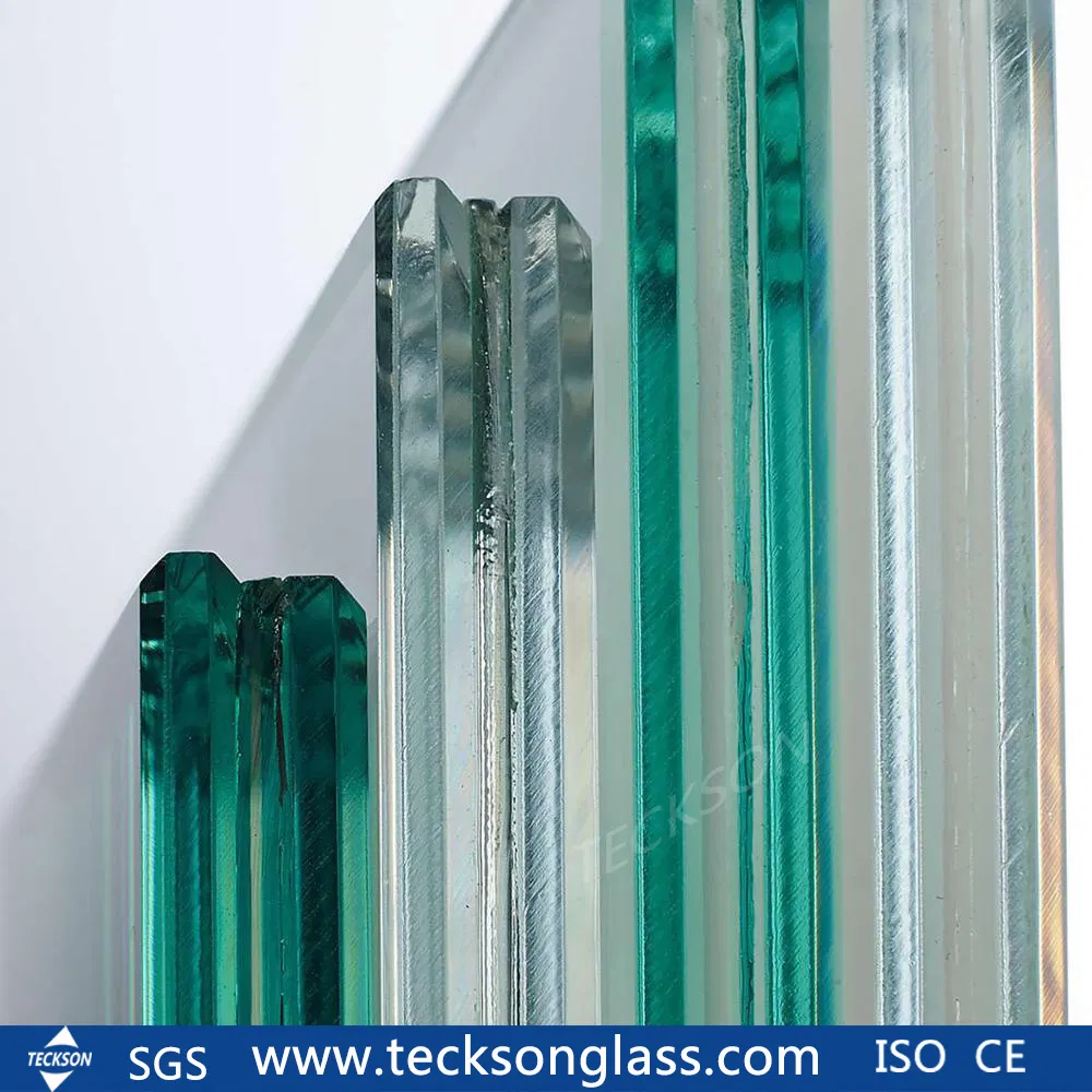 Safety Toughened Tempered Glass with Round Edge for Building