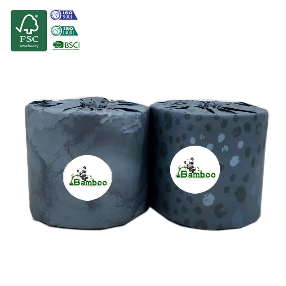 Custom Logo Bamboo White 3 Ply Toilet Tissue Paper