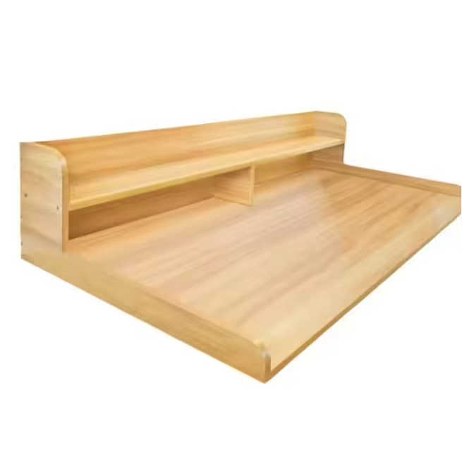 Bamboo Household Laundry Room, Washing Machine, Dryer, Storage Countertop