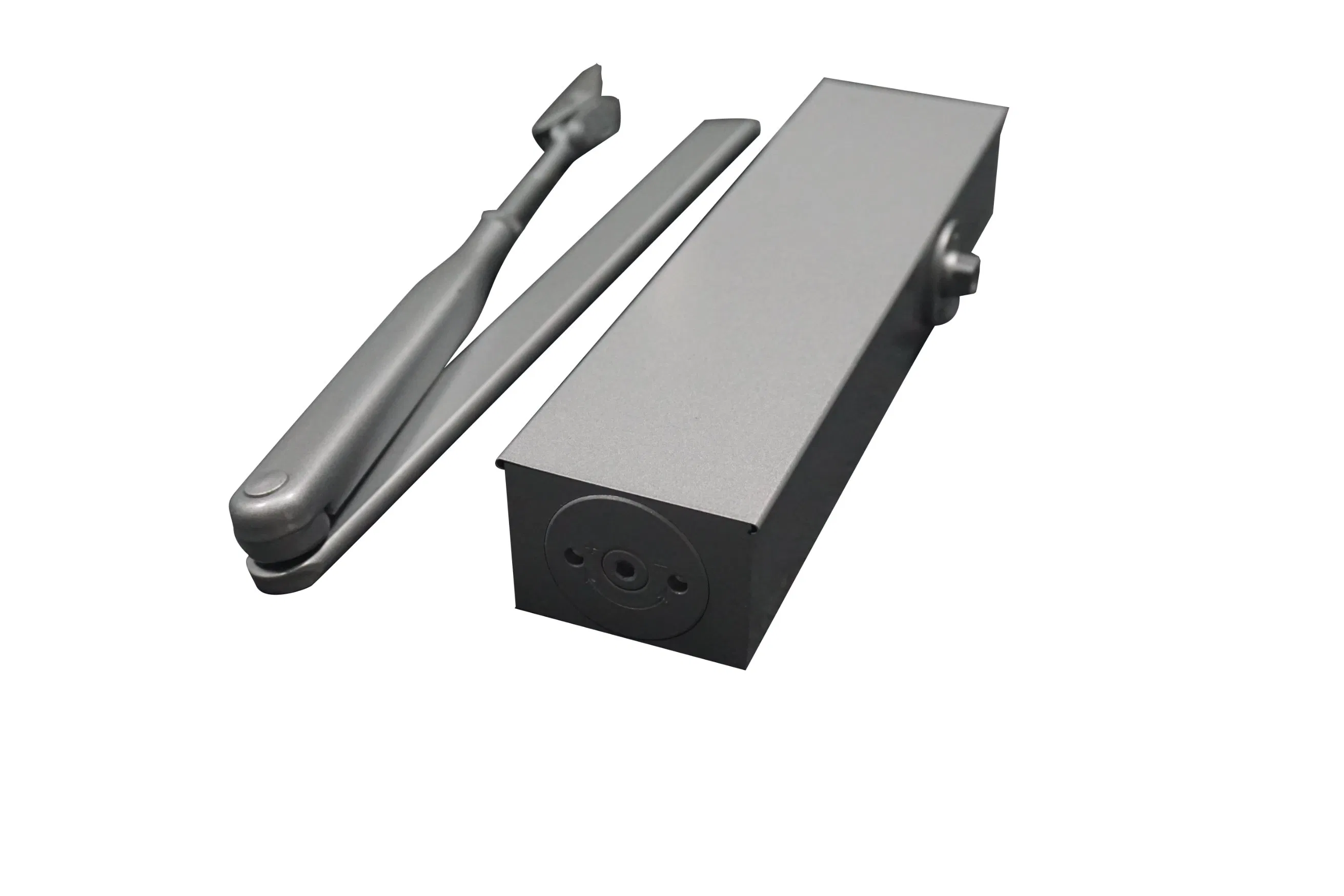 Adjustable Power Heavy Duty En5 Optional Bc and Da Aluminum Alloy Hydraulic Exposed Door Closer Surface Mounted 180 Degree Open Door Closer