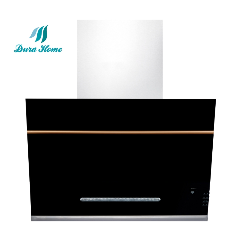 Contemporary Kitchen Hood - Golden Cooker Hood with Remote Control Options Range Hood Kitchen Chimney