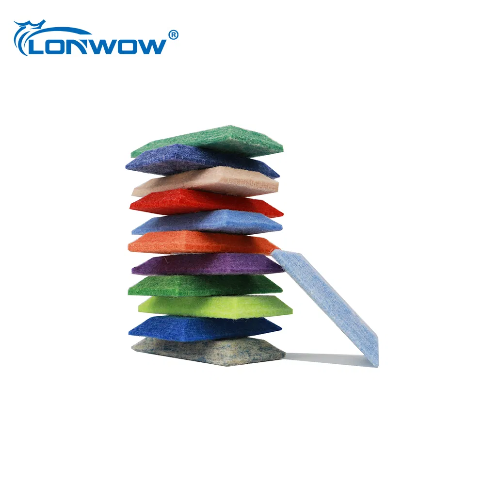 Pet Sound Absorbing Panel Acoustic Wall Panel 100% Polyester