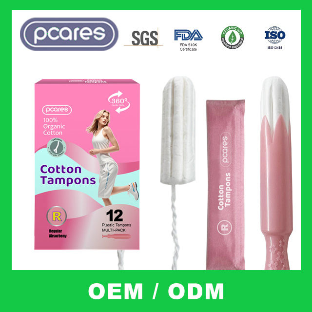 ODM Leak-Proof Regular and Super Tampons for Active Lifestyles