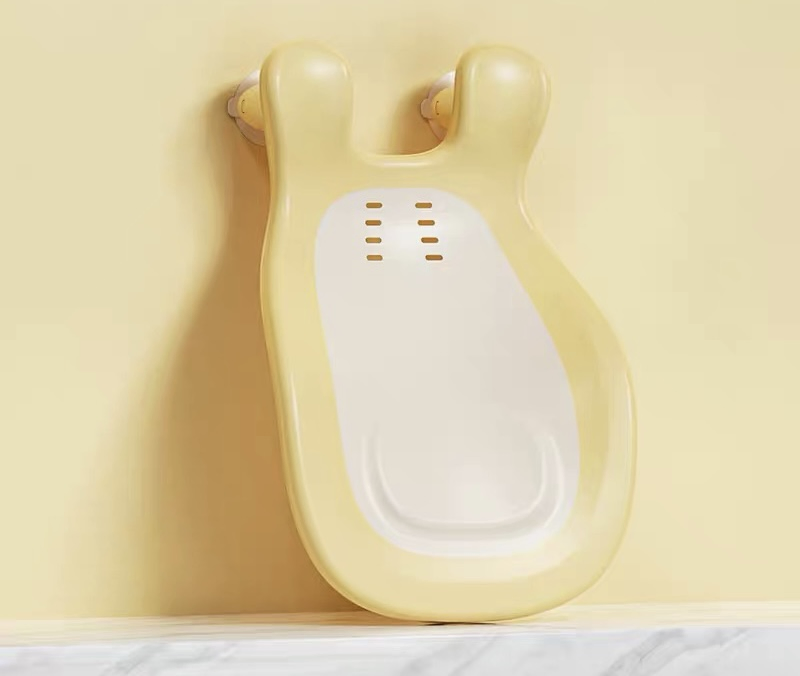 High Quality Folding Plastic Durable Infant Baby Bath Seat for Baby Bather