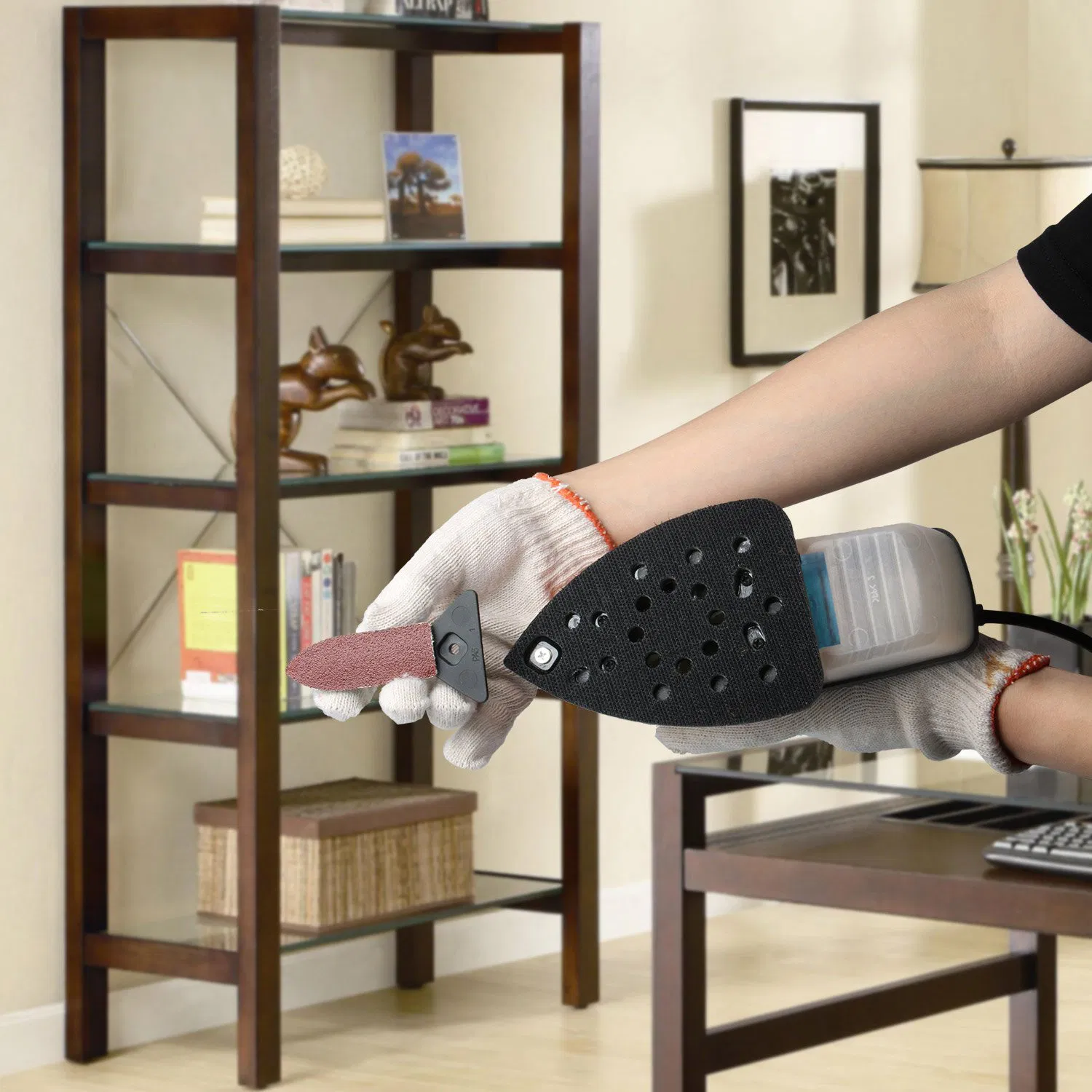 75W Power Tool Detail Mouse Sander, Electric Machine /Sander Orbital Sander /Wide Belt Planer Sander