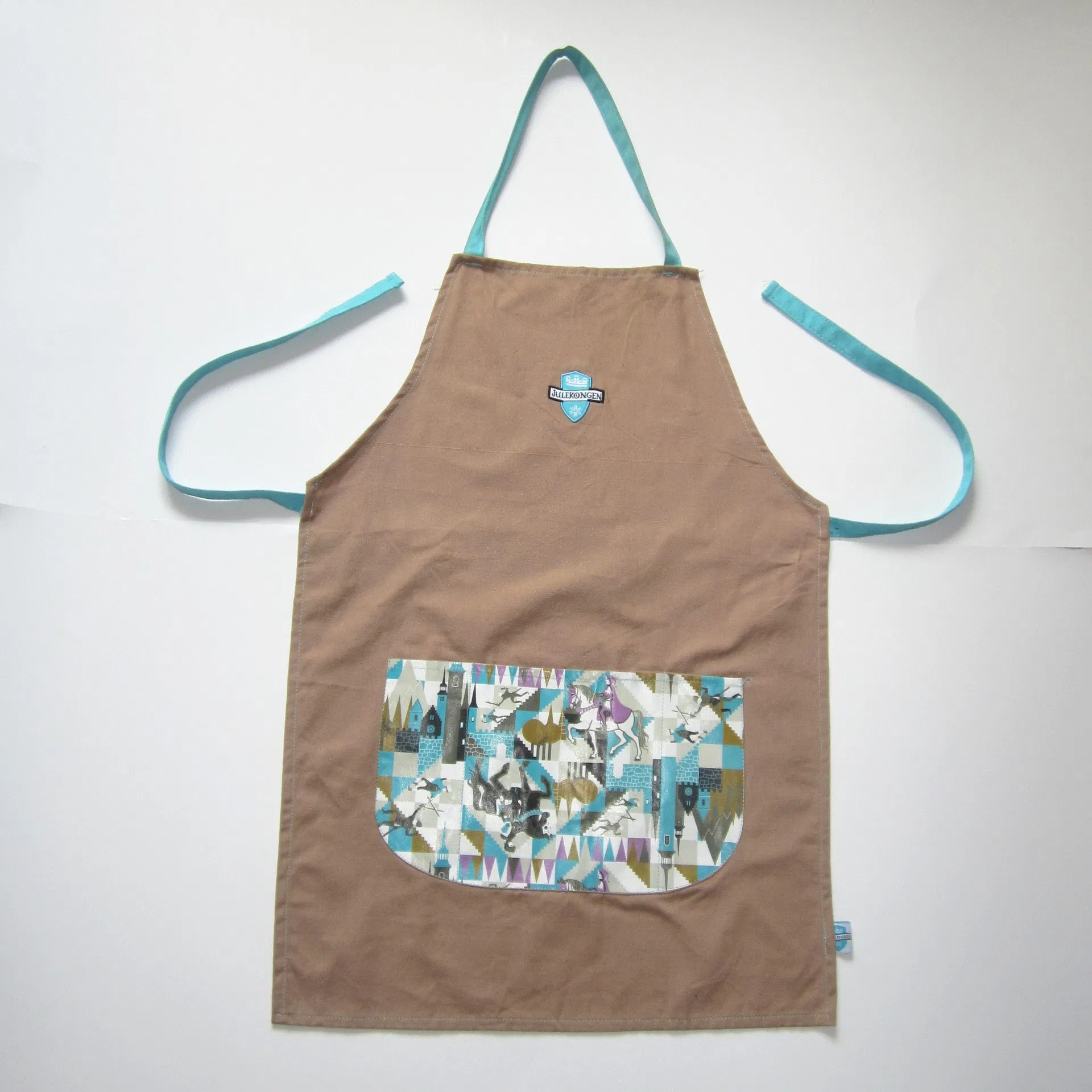 China Factory OEM Custom Design Printed Promotional Cotton Polyester Kitchen Apron