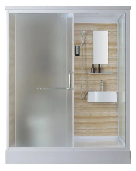 Prefab Toilet Bathroom Integrated Bathroom Glass Shower Cabin