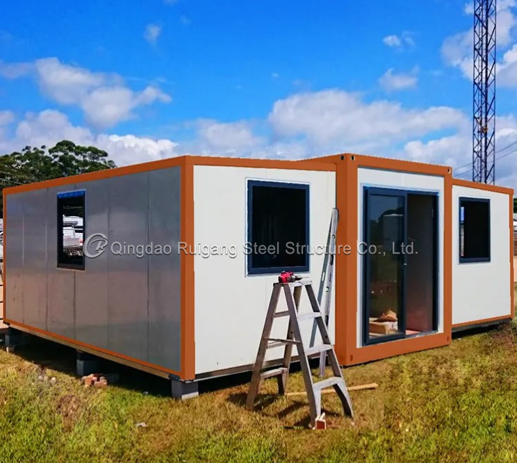 20FT/40FT Modern Luxury Expandable Folding Shipping Prefab Steel Villa Hotel Office Portable Mobile Modular Tiny Living Container Home House