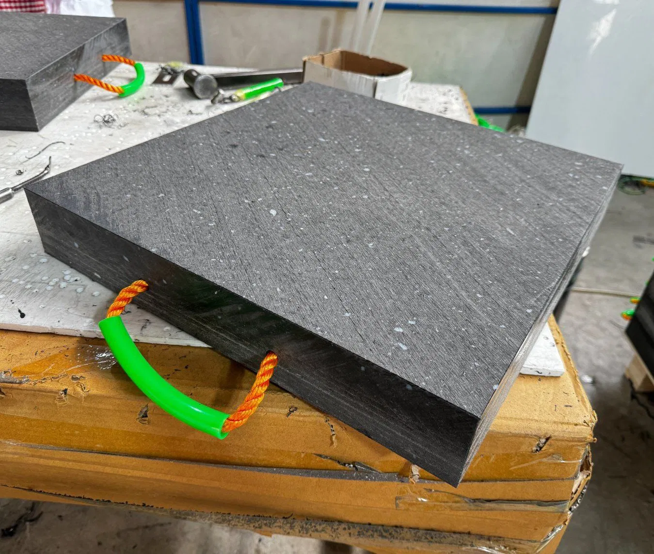 Heavy Duty Crane Foot Bearing Support PE Outrigger Pads