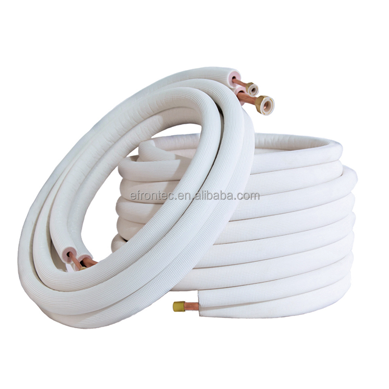 Insulated Copper Pipe Air Conditioner PE with Iron Pipe Insulation