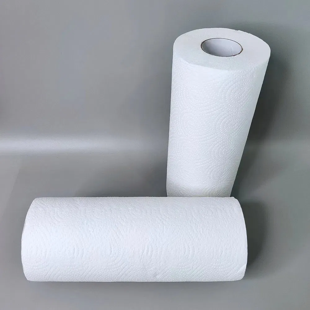 Custom Soft Wholesale Bulk White Strong Kitchen Towel Paper with Free Sample