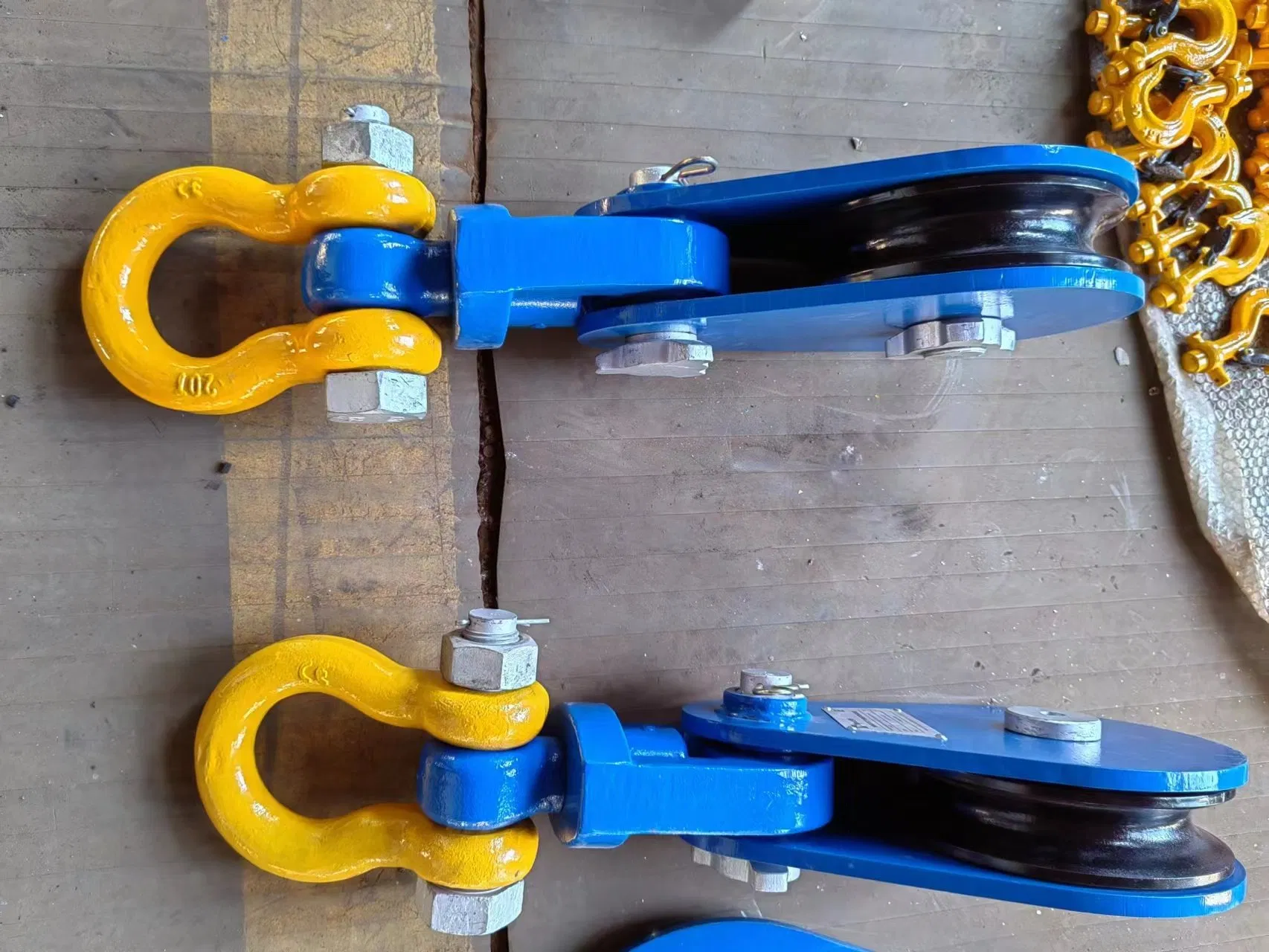 Heavy Duty Lifting Snatch Block with Single Pulley Hook