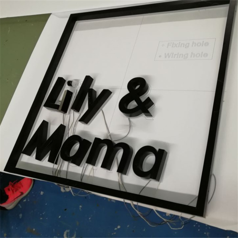 Outdoor Decoration Letter Backlit Waterproof 3D LED Sign Letters