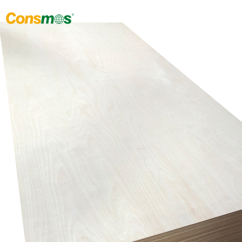Linyi Consmos 4*8' 18mm Melamine Paper Faced Plywood for Furniture