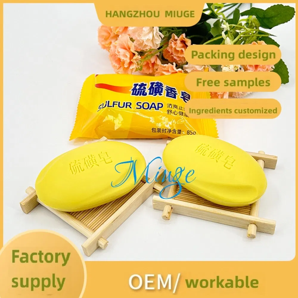 Original Sulfur Soap Body Skin Care Handmade Soaps Cleansing and Revitalizing Body Skin