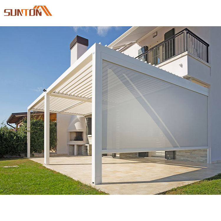 3X3 3X4 4X4 6X4 M OEM Factory Modern Outdoor Bioclimatic Pergola Aluminum Louver Pergola