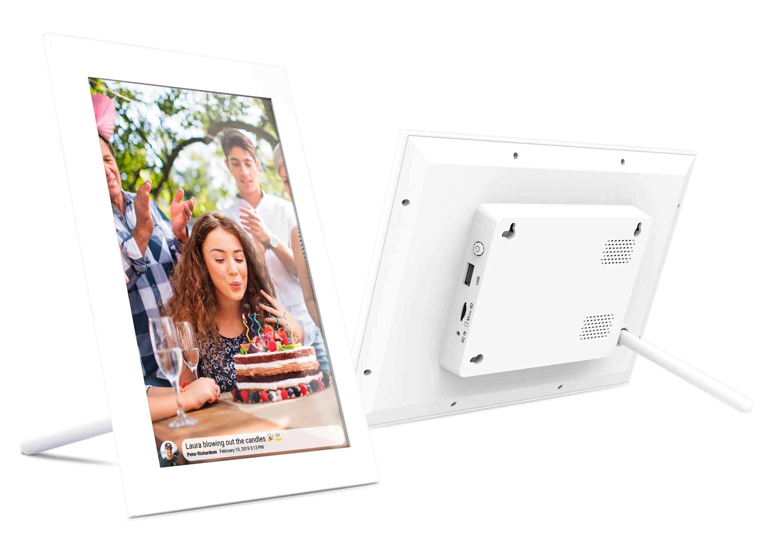 10.1" Smart Digital Photo Frame with WiFi Digital Picture Frame for Photo Sharing