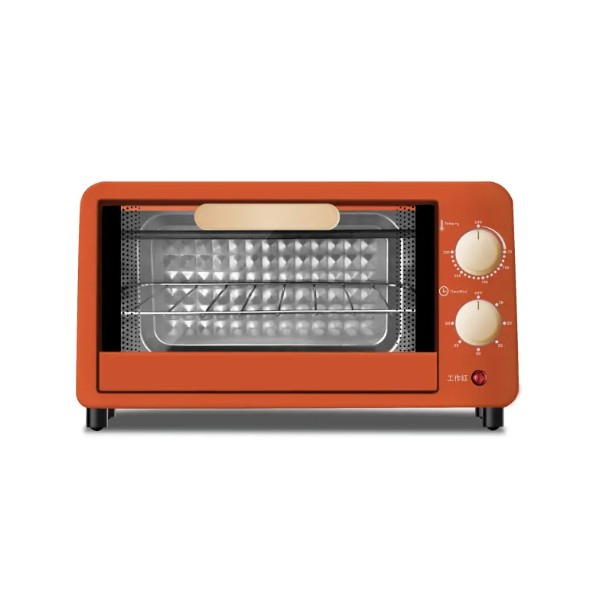 Sleek Compact Digital Oven with Electronic Display and Double Glass