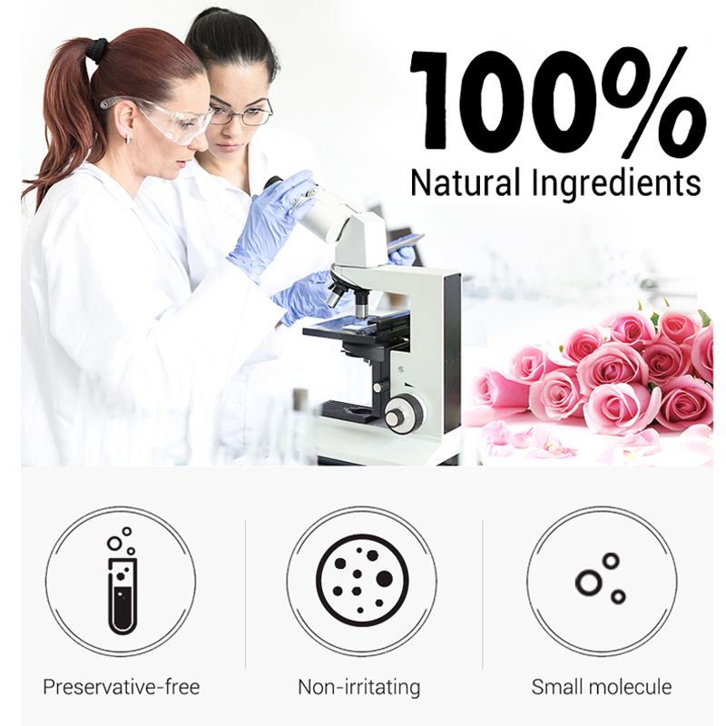 Natural Plants Rose Serum Wholesale Moisturizing Repairing Shrink Pores Rose Facial Essence
