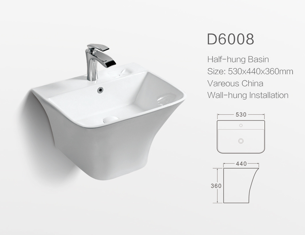 Discount Washing Wall-Hung Basin Bathroom Basin Sink