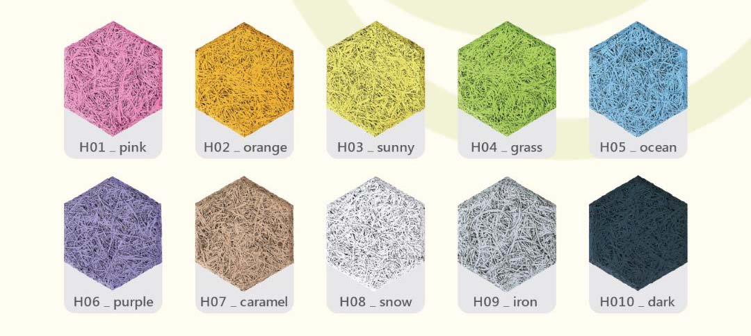 AG. Acoustic Thickness 20mm Wood Wool Acoustic Wall Ceiling Sound Absorption Panel for Studio