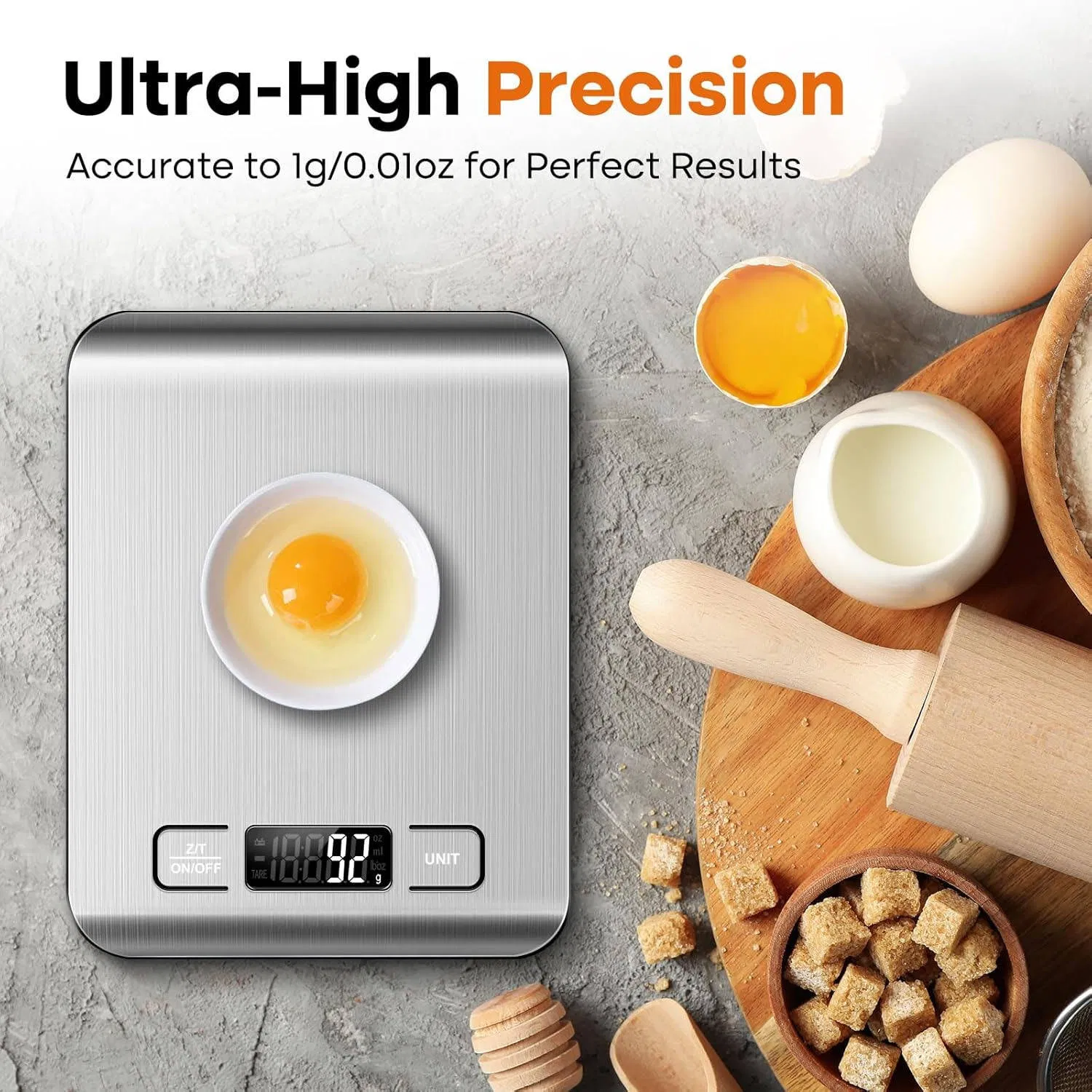 Кухонные весы цифровые High Accuracy, 5 кг, точность 1 г