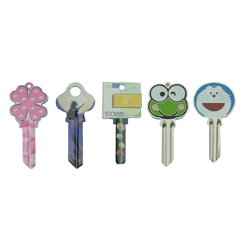 Personalized Enamel Metal Key Blanks