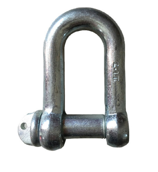 Forged D Type Anchor End Shackle HDG