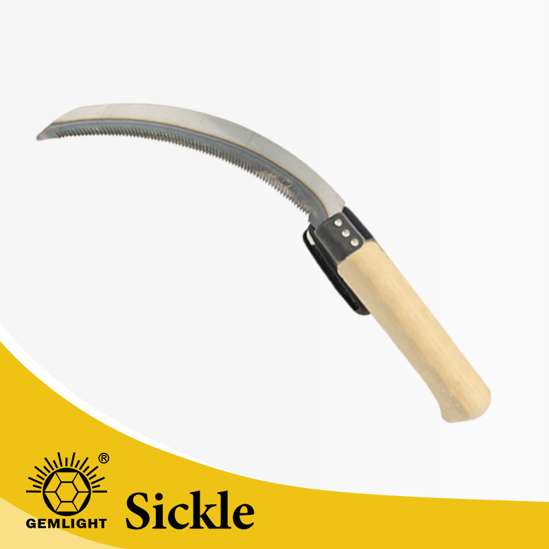 Hand Grass Steel Sickle Si1319 7.5inch with Wood Handle Prices