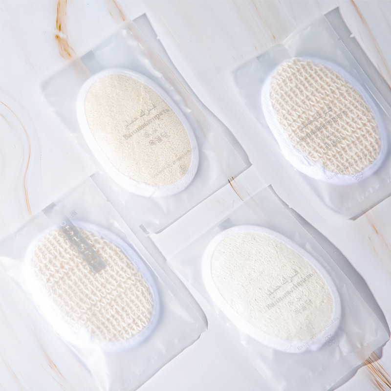 Factory Supply 100% Natural Loofah Sponge 10*14cm
