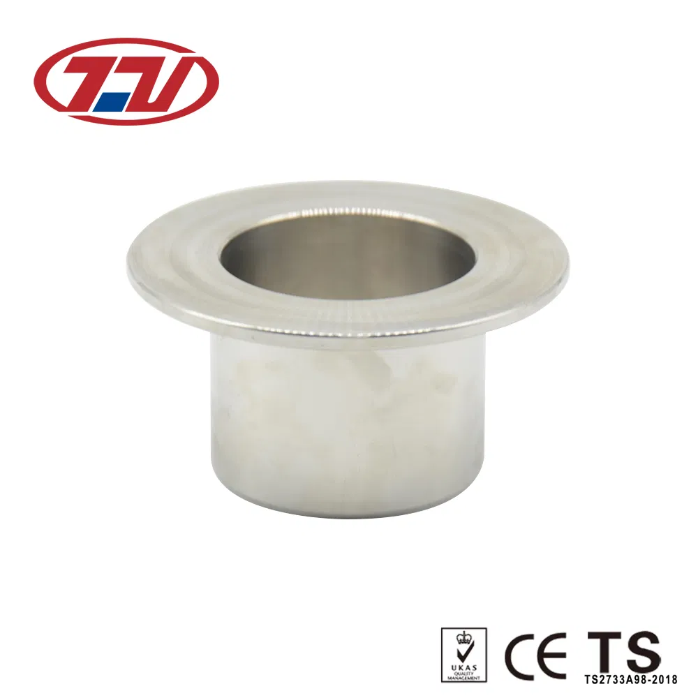 OEM Stainless Steel Sanitary PED Anti-Corrosion Weld Stub End with Flanges