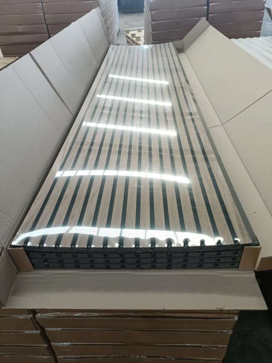 Sound-Absorption-Materials MDF Wood Slat Felt Panel Sound Absorption Ceiling Acoustic Panels