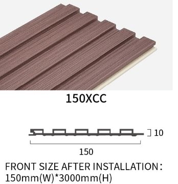 WPC Wallpanel Fireproof Waterproof Wall Panel for House Construction Material