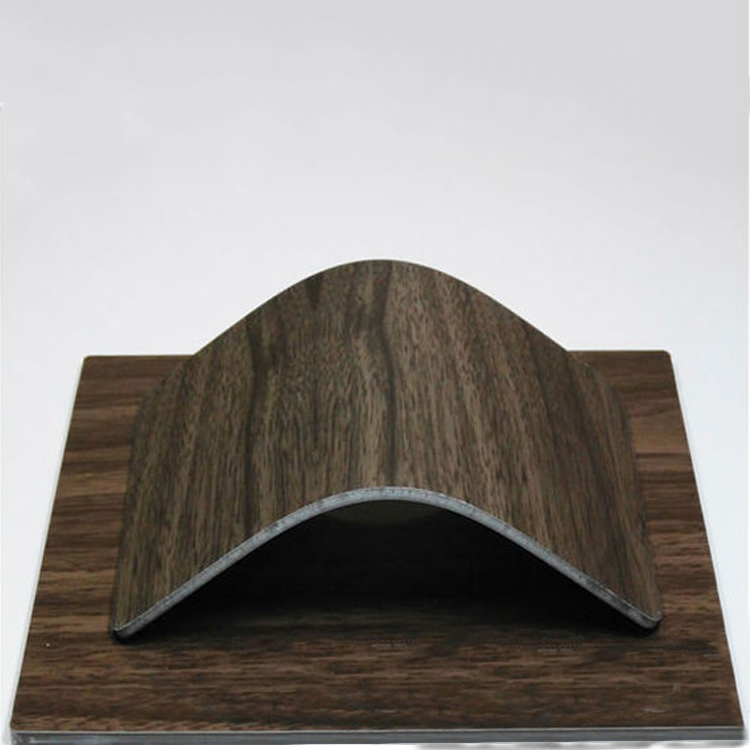 ACP Wood Texture Wood Color Aluminum Composite Sheet 3mm 4mm