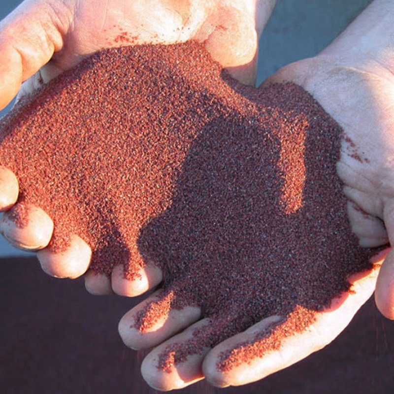 Гранатовая абразивная крошка для пескоструйной обработки