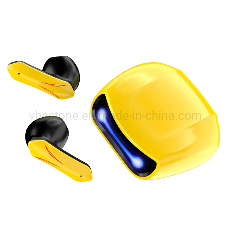 Cool Bumble Bee Bluetooth Earphone True Mini Wireless Earbuds Gaming Headset with LED Light Touch Control