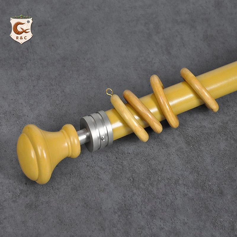 Manufacture Customize Window Wooden Curtain Rod Set
