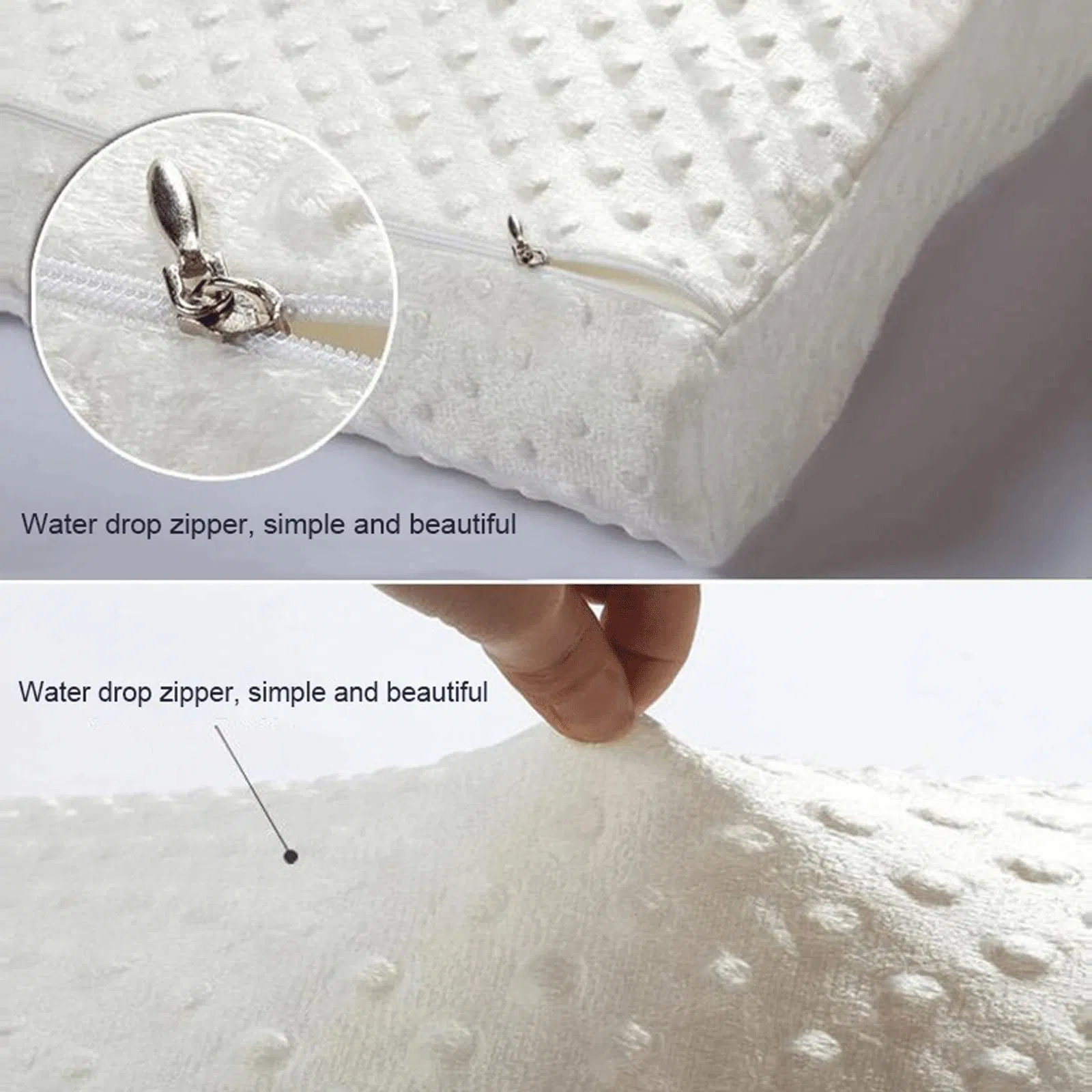 Orthopedic Sleeping Contour Pillow Contour Soft Memory Foam Bubble Shape Pillows