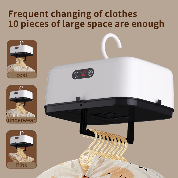 Travel Hotel Use Small Size Smart Large Capacity Foldable Compact Portable Electric Clothes Dryer