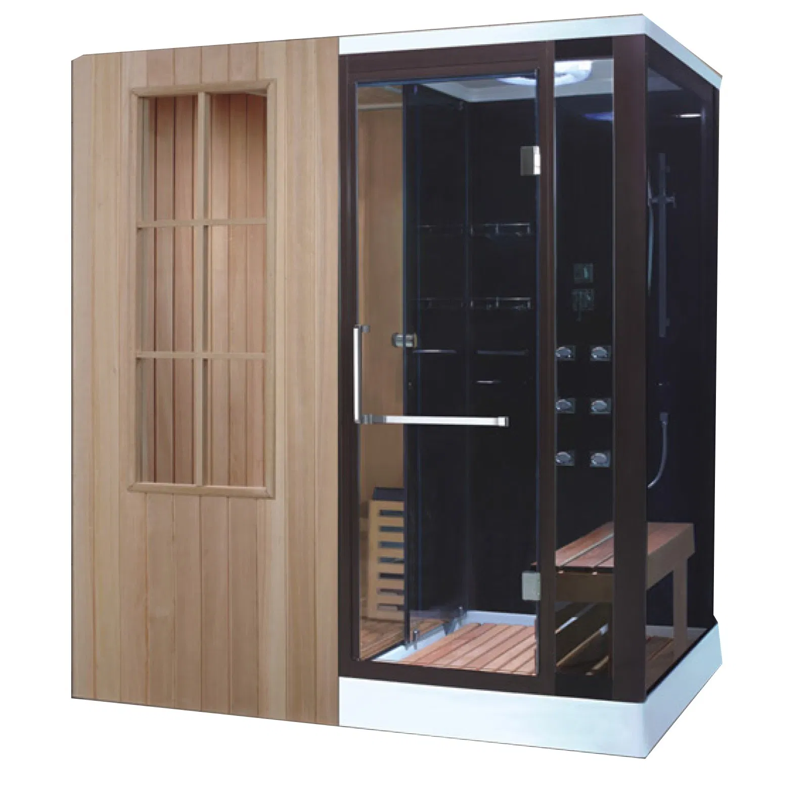 Full Glass Door Shower Steam Shower Dry Wet Sauna Combined Room Combination