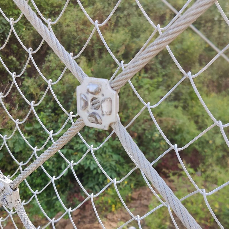 Rigid Hexagonal Slope Protection Diamond Chain Link Wire Mesh for Mountain Embankment