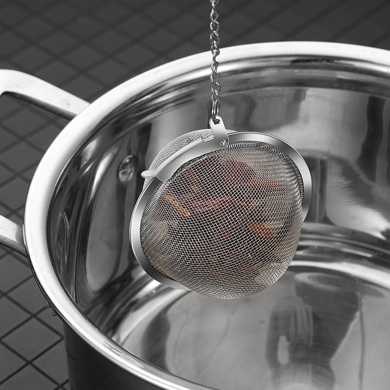 Stainless Steel Seasoning Balls Flower Tea Strainers Marinade Filter Seasoning Balls