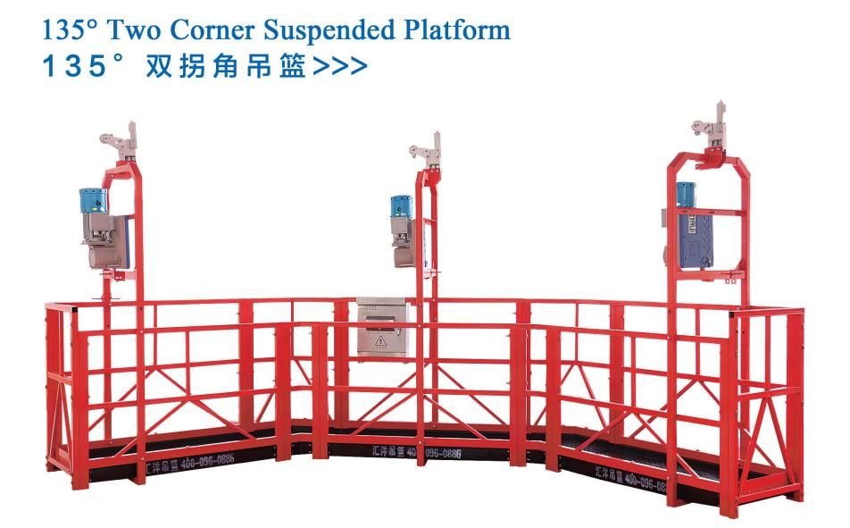Good Price Best Quality Popular Suspended Cradle Building Gondola Zlp630 Aluminum Alloy Electric Suspended Platform with CE Certificate