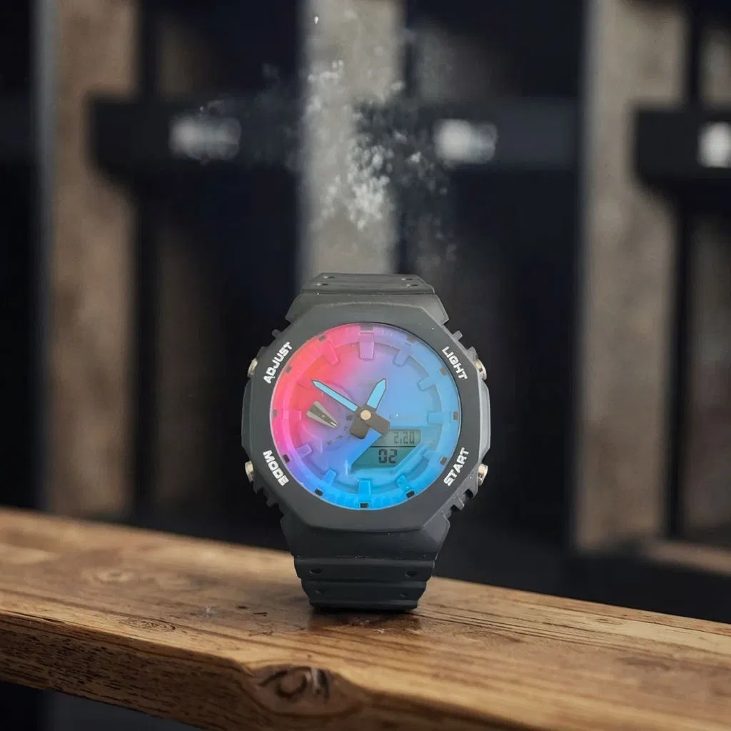 OEM1.45 TFT S100-T Bracelet Flashlight Outdoor Shock Watch Men Boy Student High End Silicone Strap Smart Waterproof Super Shock-Resistant