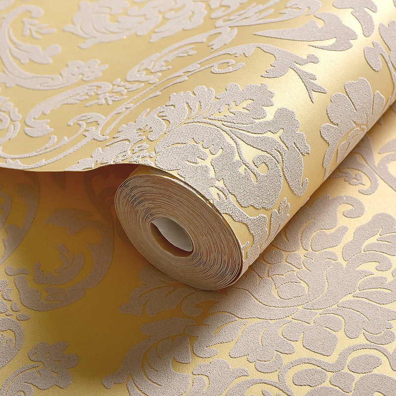 Виниловые обои 3D мрамор с цветами, 0.53х10м